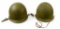 (2) M1 U.S. Helmets