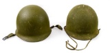 (2) M1 U.S. Helmets