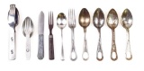 Assorted Military flatware utensils