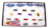 Assorted US Military Badges & Insignias