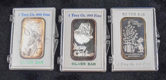 3) Silver bars