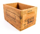 Savage Arms Wooden Box