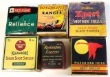 Vintage mini shotshell boxes