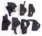 Assorted nylon holsters