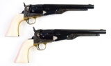Pair of Pietta Model 1860 Army .44 Blk Pwder Revolvers