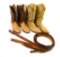Assorted belts & boots