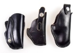 Assorted leather holsters