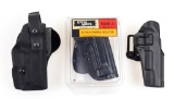 Assorted molded plastic holsters