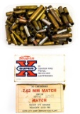 Assorted spent brass & Ammo