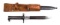 Swedish Regiment Marked 1896 Bayonet & Belt Frog