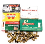 9mm Luger Ammo & Brass