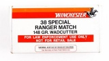 Winchester 38spl Ranger Match