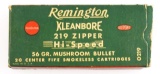 Remington .219 Zipper Ammo