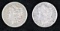 1881 & 1891 Morgan Silver Dollars