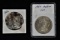 1884 & 1886 Morgan Silver Dollars