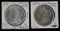 1896 & 1897 S Morgan Silver Dollars