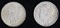 1879 & 1881 Morgan Silver Dollars