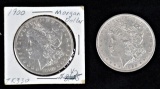 1898 & 1900 Morgan Silver Dollars