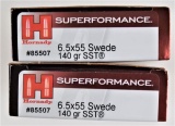 Hornady Superformance 6.5x55 Swede Ammo