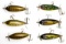 (6) Creek Chub Bait Co.  - Spinning Injured Minnow - 9500