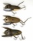 (3) Heddon Crazy Crawler