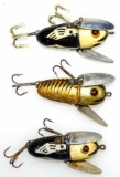 (3) Heddon Crazy Crawler