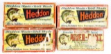 (4) Heddon Group Asst'd Empty  boxes