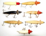 (7) Various Manufacturer Woodpecker Style Lures