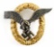 Third Reich Observers Badge in Gold