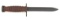 Camillus US M4 Bayonet/Knife & Leather Scabbard