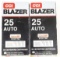 CCI Blazer 25 Auto ammo