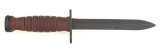 Camillus US M4 Bayonet/Knife & Leather Scabbard