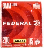 Federal 9mm Luger Ammo