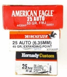 Assorted .25 ACP & .32 ACP Ammo