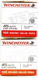 Winchester .45 ACP Target Ammo