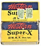 Collectible .22 W.R.F. Ammo