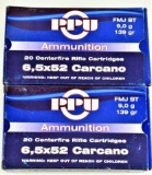 6.5x52 Carcano Ammo