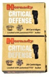 Hornady Critical Defense .357 Sig Ammo