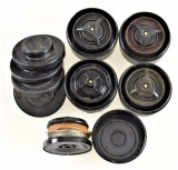 (5) Mitchell Spool containers W/spools