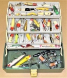Plano 6300N Tackle Box Including Vintage and New Tackle