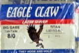 (10) 2 ct packs (20) total - Eagle Claw IL9015G size 8/0