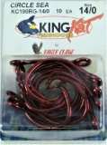 (5) 10 ct packs (50) total - King Kat Fishhooks KC190RG-1610 size 16/0