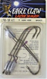 (10) 5 ct packs (50) total Eagle Claw LT95-18R Worm Hooks - Size 4/0 - Bronze