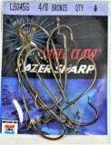 (40) 8 ct packs (320) total Eagle Claw LB045G Lazer Sharp - Size 4/0 - Bronze