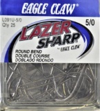 (25) 25 ct packs (625) total Eagle Claw L091U-5/0 Round Bend - Size 5/0