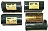 (4) Bob-Bet Bait Boxes