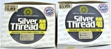 (2) Silver Thread AN 40 3000 yds - 10 and 12 lb. test