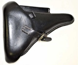 WWII German Luger P08 Hard-shell Leather Holster