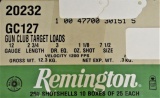 Remington 12ga Gun Club Target Loads