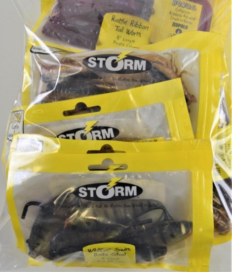 (15) Asst'd Group Storm Gummy Lures